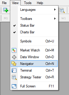 Metatrader - Navigator